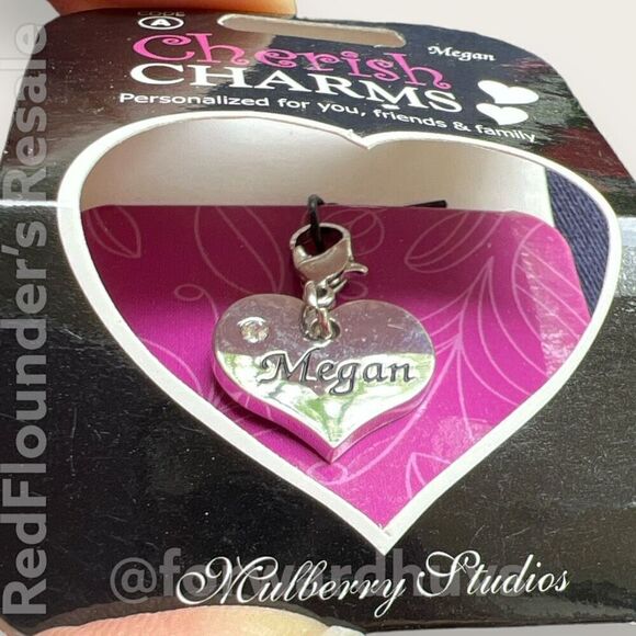 Bundle Sale 3 for $15 | Cherish Charms | Megan | Name Charm | Mulberry Studios - Picture 4 of 6